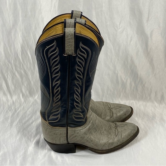 Tony Lama Other - Tony Lama Men’s Gray Western Cowboy Boots Size 7 B Style 8086